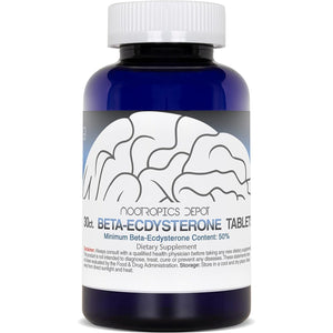 Nootropics Depot Beta Ecdysterone/20-Hydroxyecdysone 50% Capsules | 500Mg | Cyanotis Arachnoidea Extract | Phytoecdysteroid | 30 Count