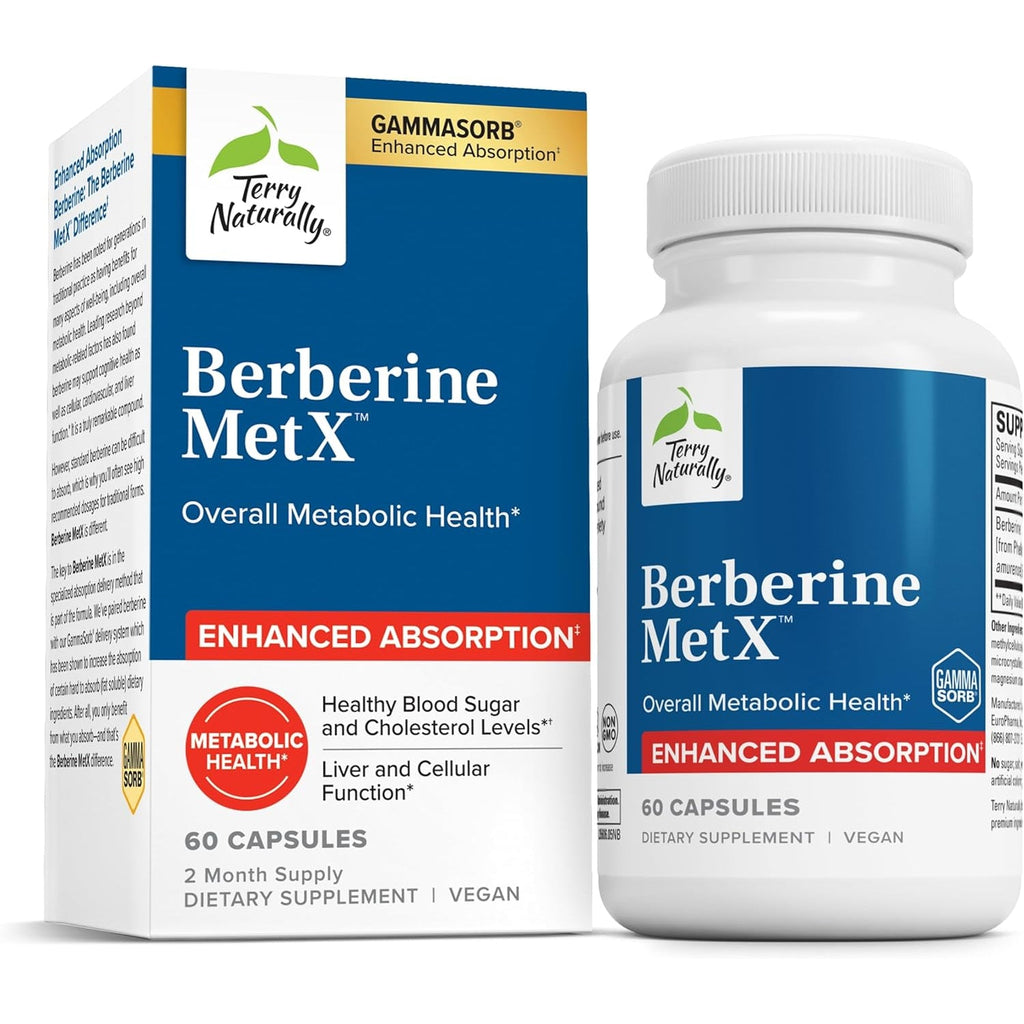 Berberine Metx, Ultra Absorption, 60 Capsules by Terry Naturally
