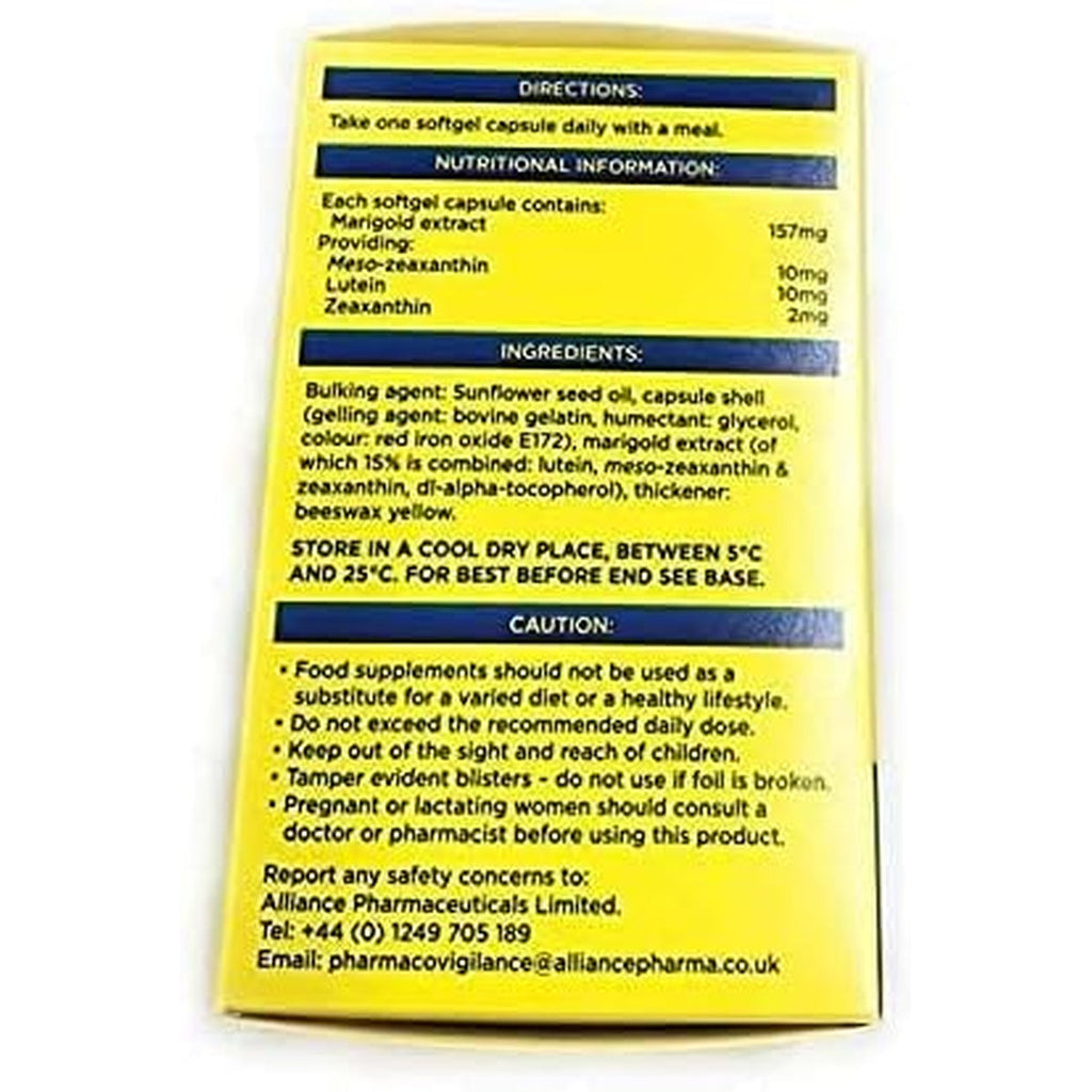 Macushield Eye Supplement 90 One-A-Day Capsules