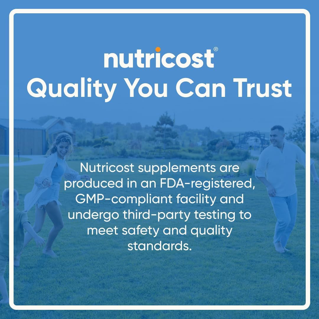 Nutricost N-Acetyl L-Cysteine (NAC) 600Mg, 180 Capsules - Non-Gmo, Gluten Free