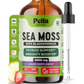 Pella Nutrition Sea Moss Drops with Bladderwrack – 4X Faster Absorption than Irish Sea Moss Gel Superfood, Gummies, and Capsules – Digestive & Immune Support Supplement (Strawberry Lime, 60Ml)