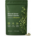 Broccoli Sprout Extract Capsules | with Glucoraphanin & Myrosinase, Sulforaphane Precursor Support with Mustard Seed Extract & Vitamin C | Vegan Non-Gmo | 60 Capsules