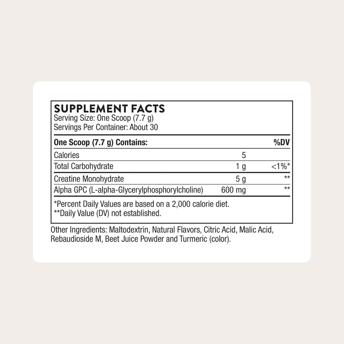 THORNE - Creatine + Alpha GPC - Micronized Creatine Monohydrate Powder - Support for Muscles & Cognitive Function* - for Women & Men - Watermelon Lemonade - NSF Certified for Sport - 30 Servings