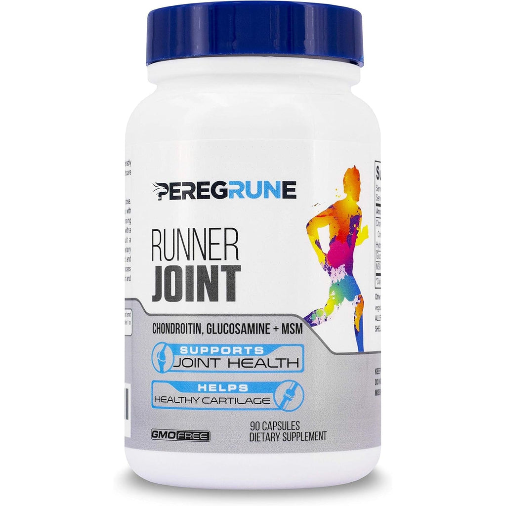 Runner Joint Support Supplement | Supports Healthy Joints, Cartilage & Mobility | Glucosamine Chondroitin MSM | GMP Certified Joint Support for Athletes – 90 Capsules