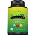 Sunergetic Premium USDA Organic Greens Superfood Tablets – Greens Superfood Powder Includes Veggies, Fruits & Polyphenols – Daily Greens Superfood Powder Supplement– 60 Greens Tablets
