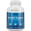 Thyroid Support | Iodine Supplement with Zinc, Selenium, L-Tyrosine & Vitamin B12 | Supports Energy Production & Cellular Health | Thyroid Support for Women & Men | Non-Gmo | 120 Ct (2-Month Supply)