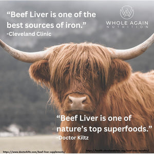 Grass Fed Beef Liver Capsules - 100% Pasture Raised - No Fillers or Flow Agents - 120 Count 3,000Mg Serving - 30-Day Supply - Iron and Energy - Grass Fed Desiccated Liver Supplement