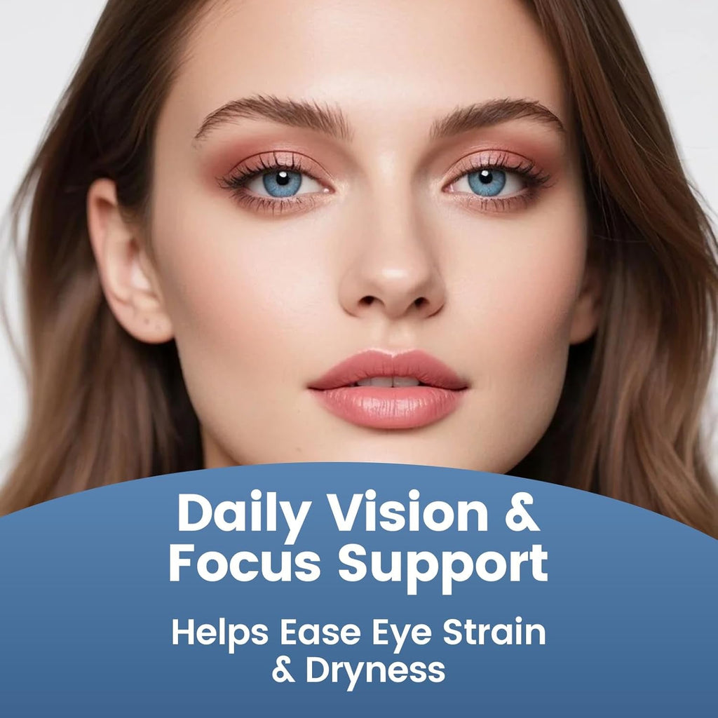 Visiovance 15 in 1 Advanced Eye Formula, Eye Vitamin and Mineral Supplement with Lutein, Zinc, Luteolin, Zeaxanthin & Bilberry Extract, 60 Count (1)