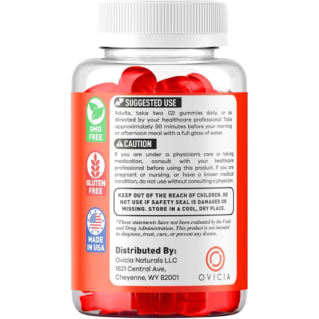 Jelly Lean Gummies - Official Jelly Lean Gummys Advanced Premium Formula Maximum Strength, All Natural Daily Jellylean Vitamins Support for Overall Health & Wellness, 60 Gummies for 1 Month