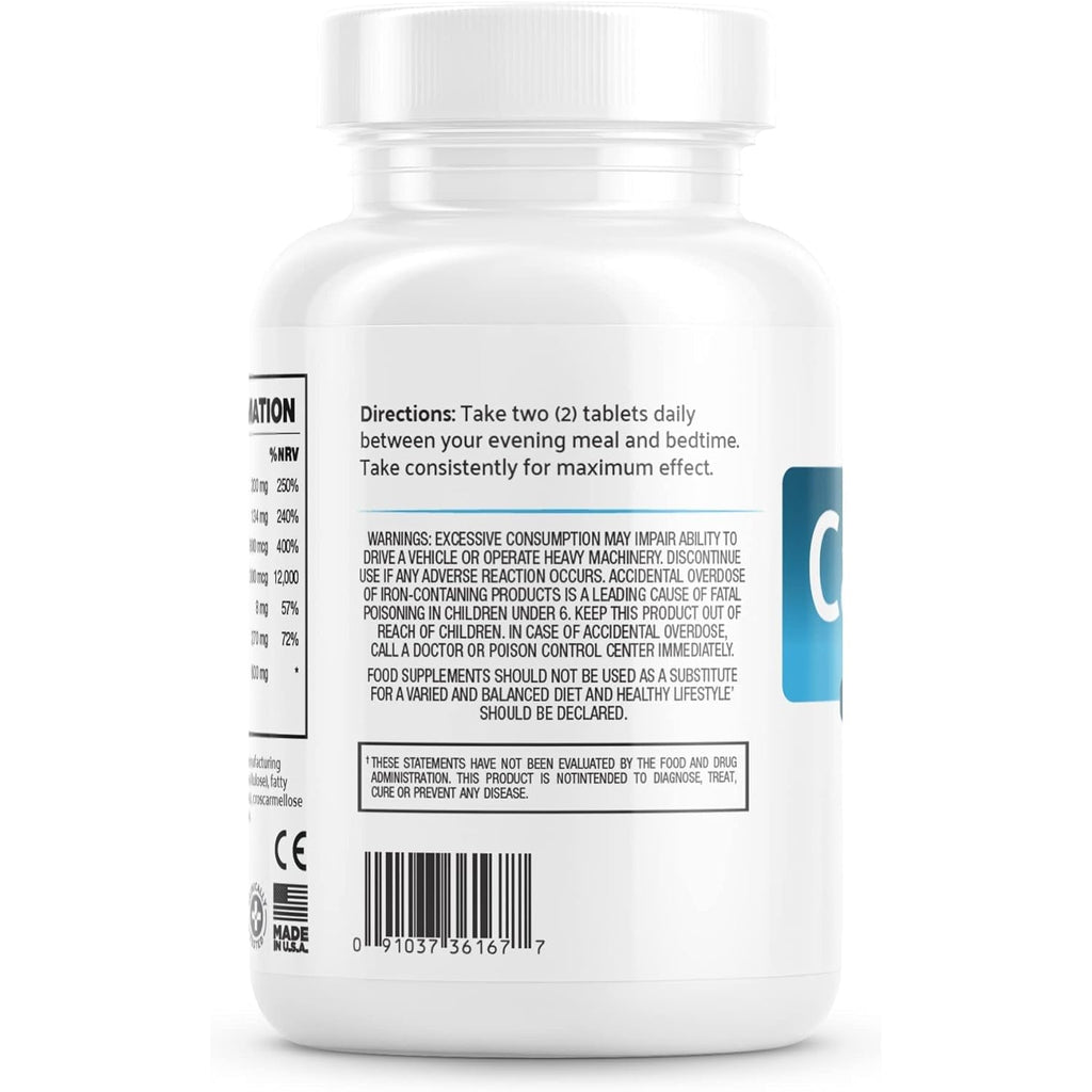 Natural for Natural Itching, Crawling, Tingling and Agitated Leg with Iron, Magnesium, and Valerian Root (60 Tablets)…