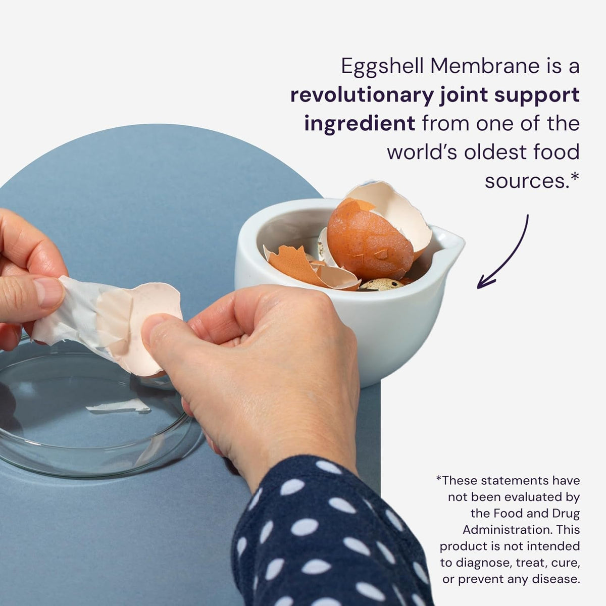 Healthy Origins NEM Eggshell Membrane 500 Mg, 120 Veggie Capsules - Clinically Studied, USA Sourced - Fast-Acting Supplement for Joint Comfort, Flexibility & Mobility - 4 Month Supply