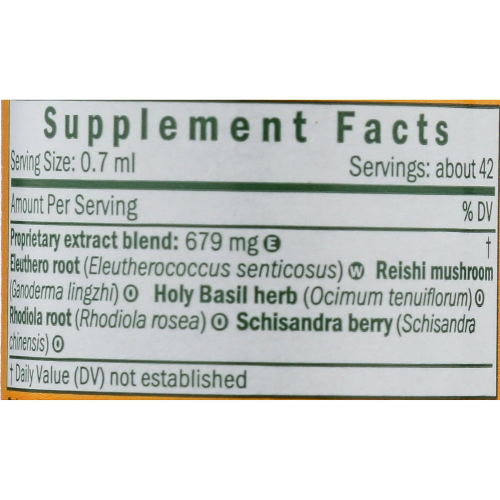 Herb Pharm Stress Manager: Adaptogenic Stress Support Tincture, Rhodiola Rosea, Holy Basil Extract, Reishi Mushroom Extract, Adrenal Function Support, Optimal Energy, Vegan, Non-Gmo, 1 Oz*