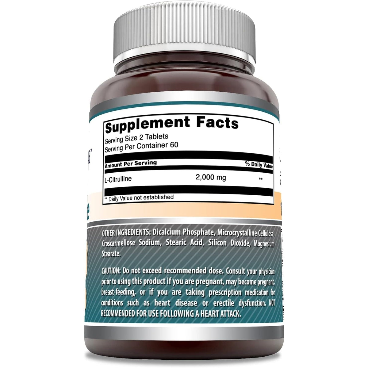 Amazing Formulas L Citrulline 2000Mg per Serving 120 Tablets Supplement | Amino Acid Supplement for Men & Women | Non-Gmo | Gluten Free | Made in USA