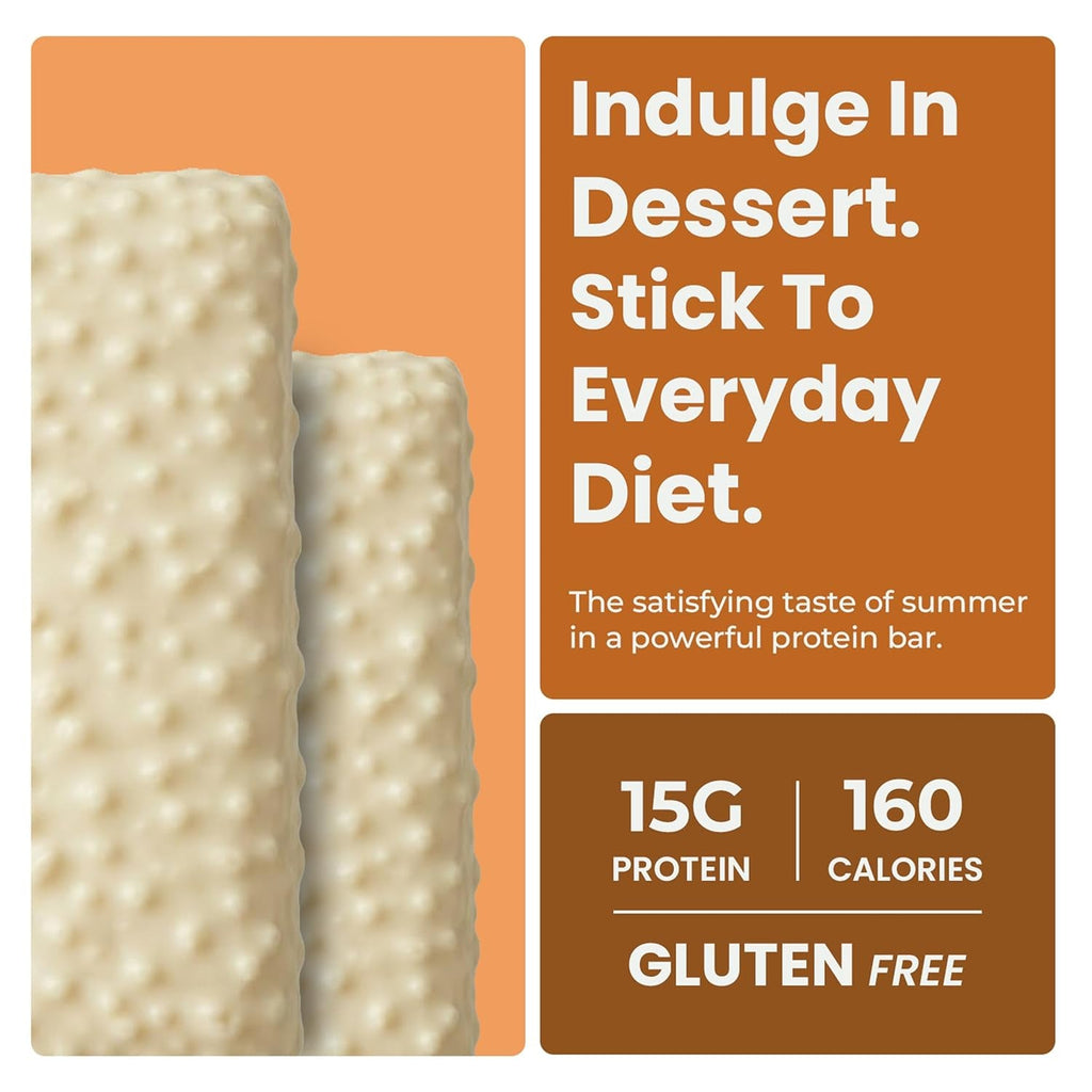 Protiwise – Salted Toffee High Protein 15G Bar | Low Calorie, Weight Loss, Diet, Keto Friendly, Hunger Control, Meal Replacement | Gluten Free, Low Fat, Low Sugar (7/Box)