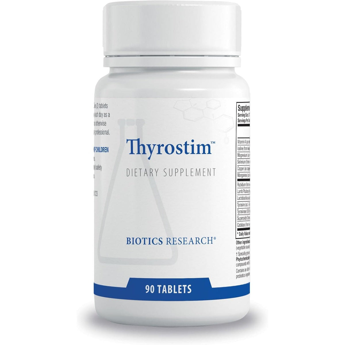BIOTICS RESEARCH Thyrostim™ –Endocrine Support, Balance Thyroid Hormones, T3, T4, Aid Thyroid Gland, Boost Metabolism, Aid in Digestion, Support Nervous System 90 Tablets