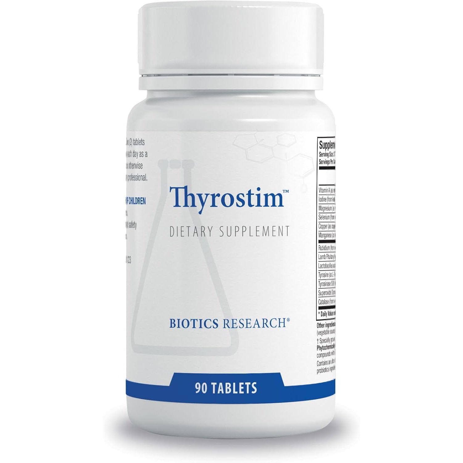 BIOTICS RESEARCH Thyrostim™ –Endocrine Support, Balance Thyroid Hormones, T3, T4, Aid Thyroid Gland, Boost Metabolism, Aid in Digestion, Support Nervous System 90 Tablets