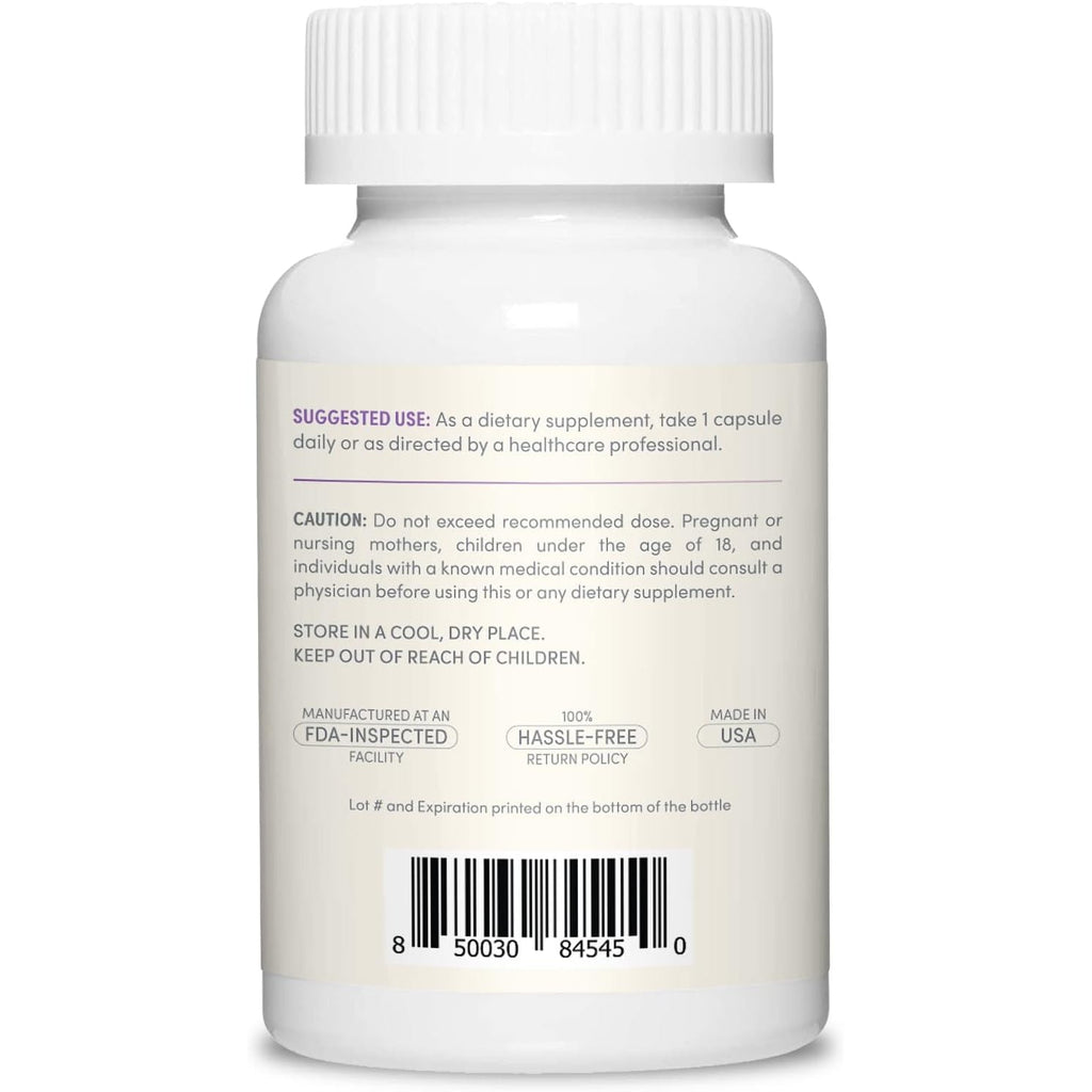 High Potency Potassium Iodine Supplement - Potassium Iodide USP and Free Iodine Capsules 12.5Mg Precise Dosage Blend - Capsule Alternative to Lugol'S Supplement for Thyroid Energy & Immunity (3 Month)