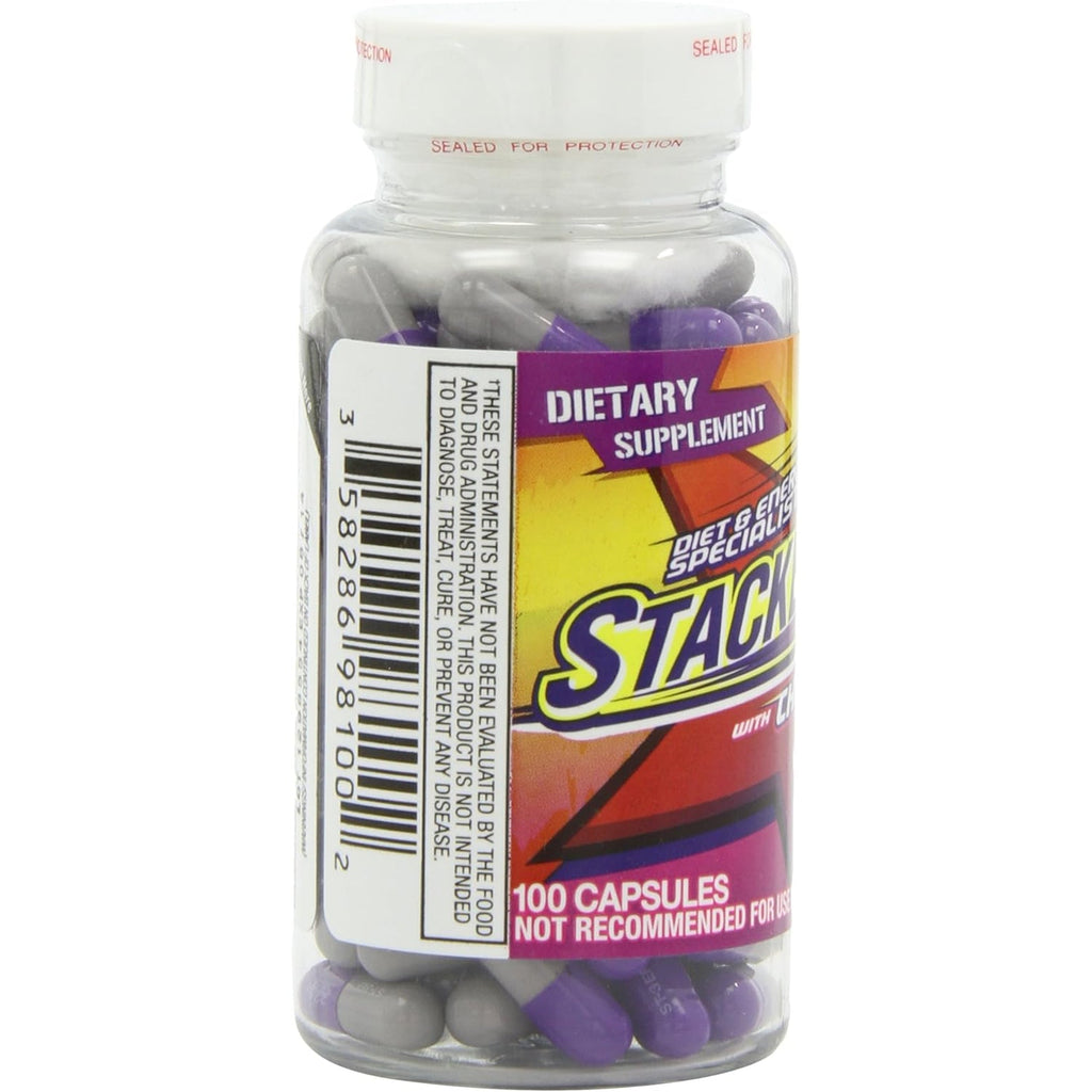 Stacker 3 Metabolizing Fat Burner with Chitosan, Capsules, 100Count Bottle