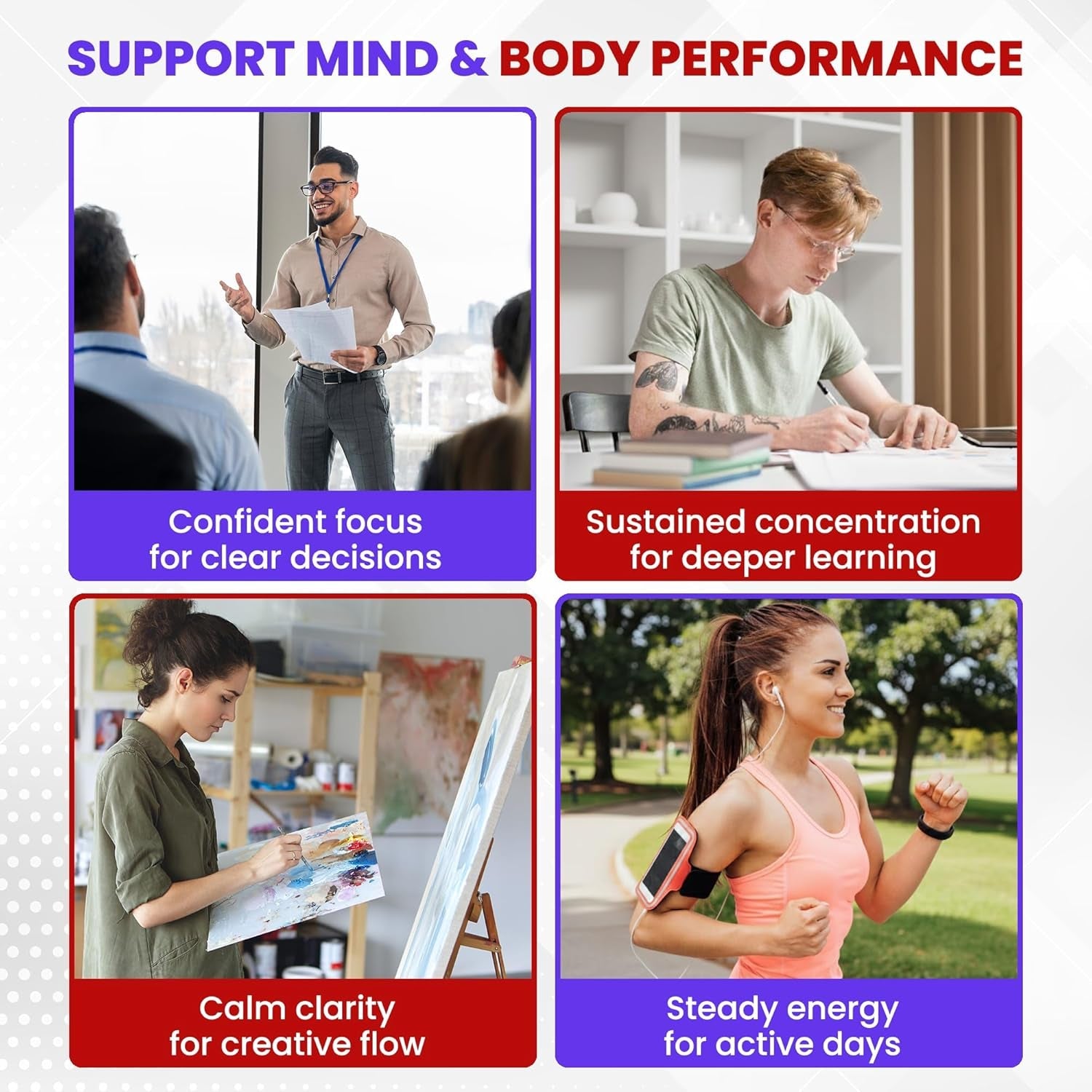 Vyvamind Neurostimulant + Focus Aid & NOOCEPTIN All-In-One Cognitive Enhancer Supplement, Dual Action Brain & Neurotransmitter Support, Our Best Nootropic Formula yet with Caffeine & L-Theanine
