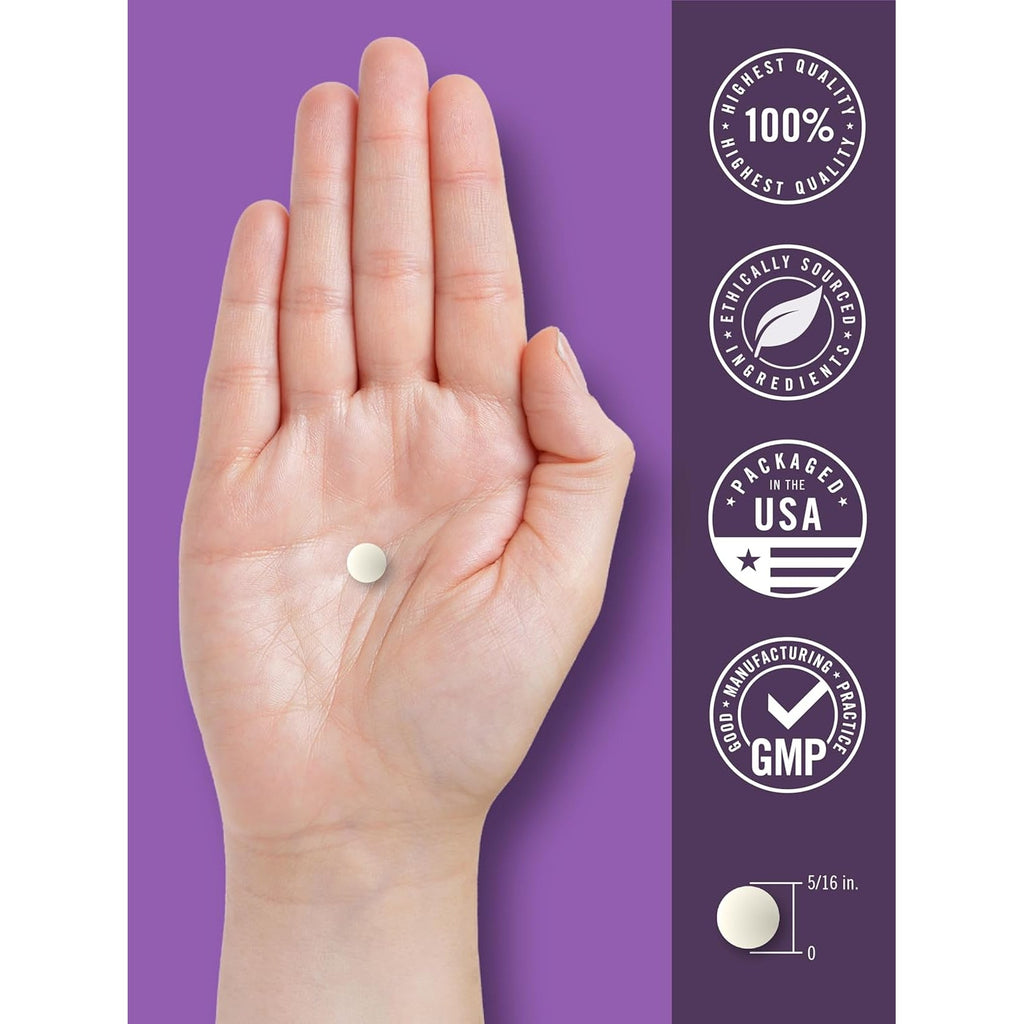 Carlyle Melatonin 10Mg | 180 Time Release Tablets | All Night Support | with Vitamin B6 | 100% Drug Free Supplement | Vegan, Non-Gmo, Gluten Free