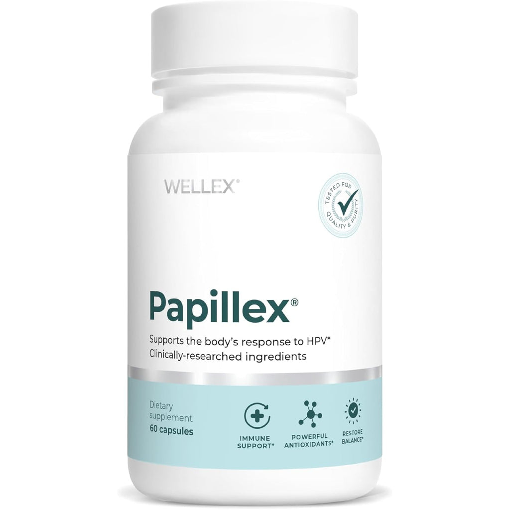 Papillex Dietary Supplement Tablets All Natural Immune Support - Immunity Defense - Best Immune System Booster - Organic 60 Capsules Bottle (Single Bottle)