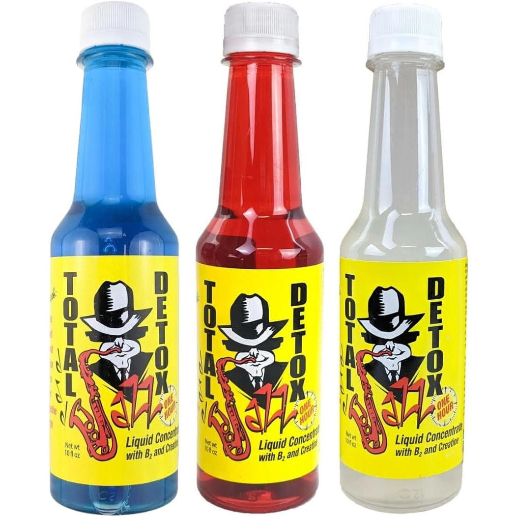 10Oz Jazz Total Detox Liquid Concentrate with B2 & Creatine Variety Pack (3)