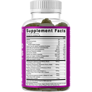 Vitamatic Vegan Thyroid Support Gummies with Iodine & Kelp – 60 Count Improve Your Energy & Increase Metabolism – Plant-Based