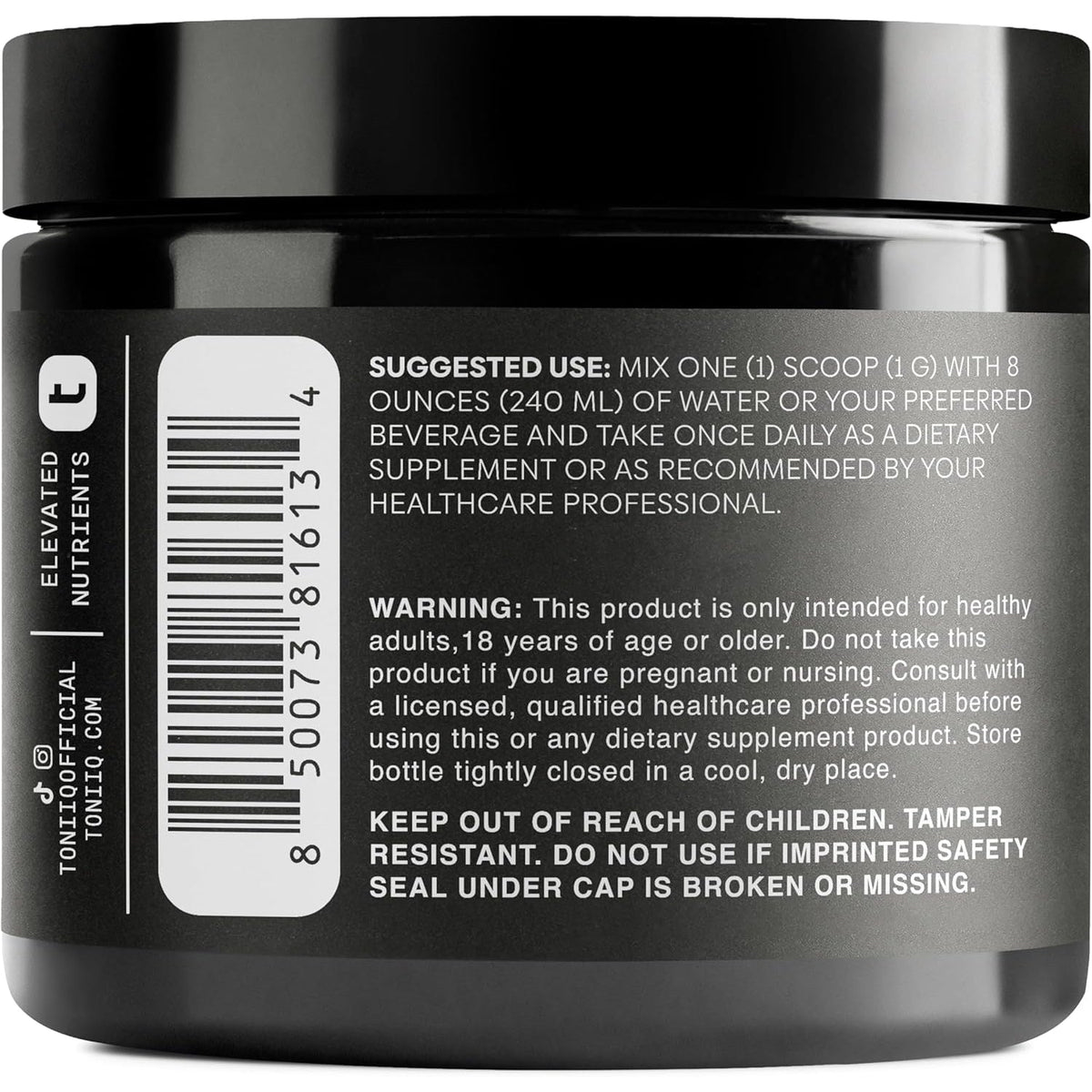 Toniiq L Reuteri Powder 200 Billion CFU– Lactobacillus Reuteri LR08 Probiotic – 1G per Serving – High-Potency Single-Strain Probiotic Powder – 20 Servings