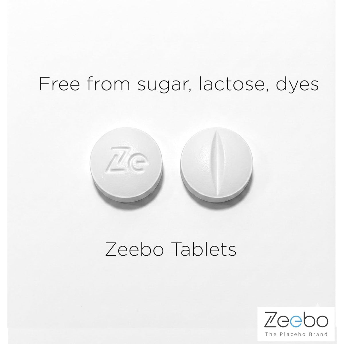Zeebo Placebo Pills - Choose Tablet or Capsule Form (Tablets)
