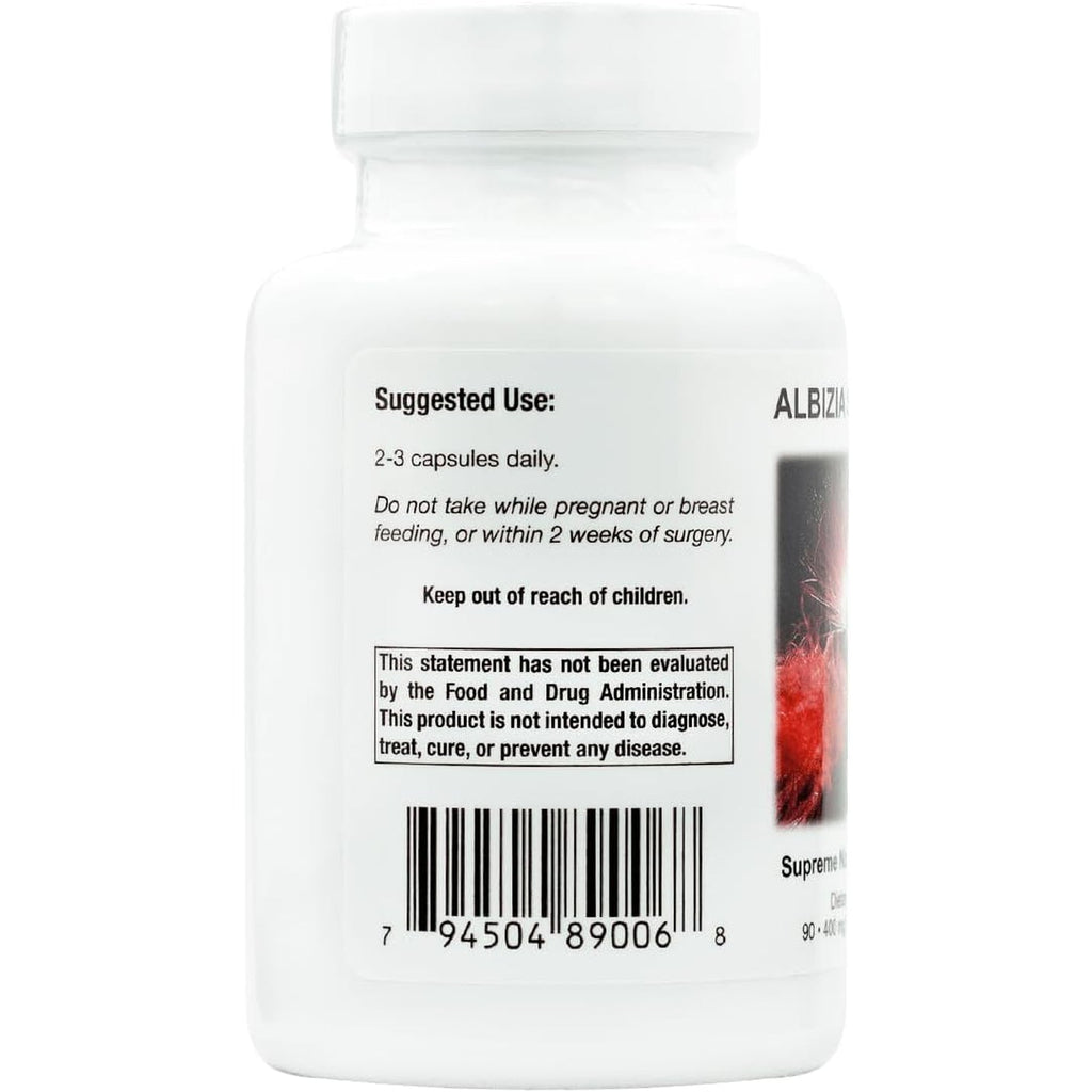 Supreme Nutrition Albizia Supreme, 90 Pure Silk Tree Bark Vegetarian Capsules