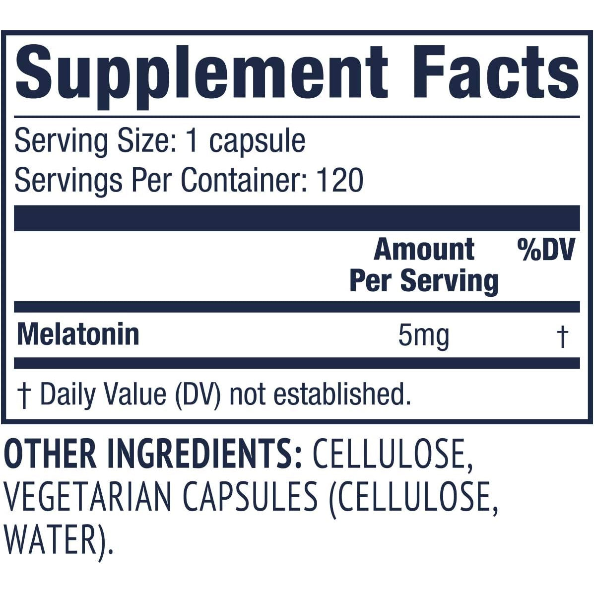 Vimergy Melatonin – Natural Sleep Aid – Sleep Supplement – Helps You Fall Asleep Faster & Stay Asleep Longer - Non-Gmo, Gluten-Free, Kosher, Soy-Free, Vegan, Paleo (120 Counts)