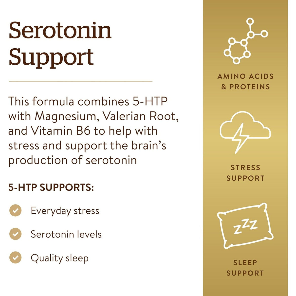 Solgar 5-HTP 100 Mg, 90 Vegetable Capsules - Promotes Relaxation - Positive Mood & Stress Support - Non-Gmo, Vegan, Gluten Free, Dairy Free, Kosher - 90 Servings