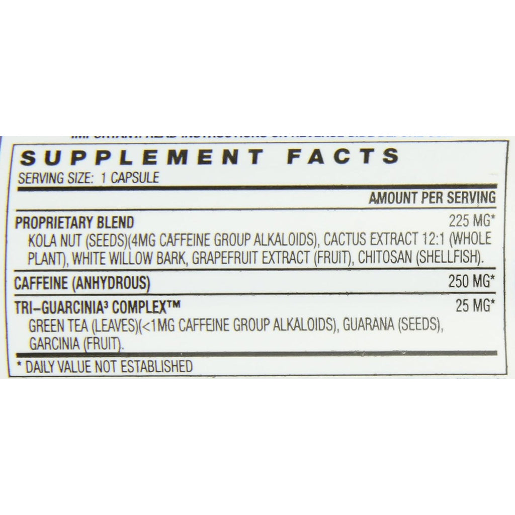 Stacker 3 Metabolizing Fat Burner with Chitosan, Capsules, 100Count Bottle