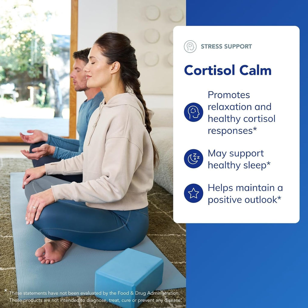 Pure Encapsulations Cortisol Calm - Supports Cortisol Health & Relaxation - Contains Ashwagandha, Magnolia Bark, Rhodiola Rosea & L-Theanine - Restful Sleep* - 120 Capsules