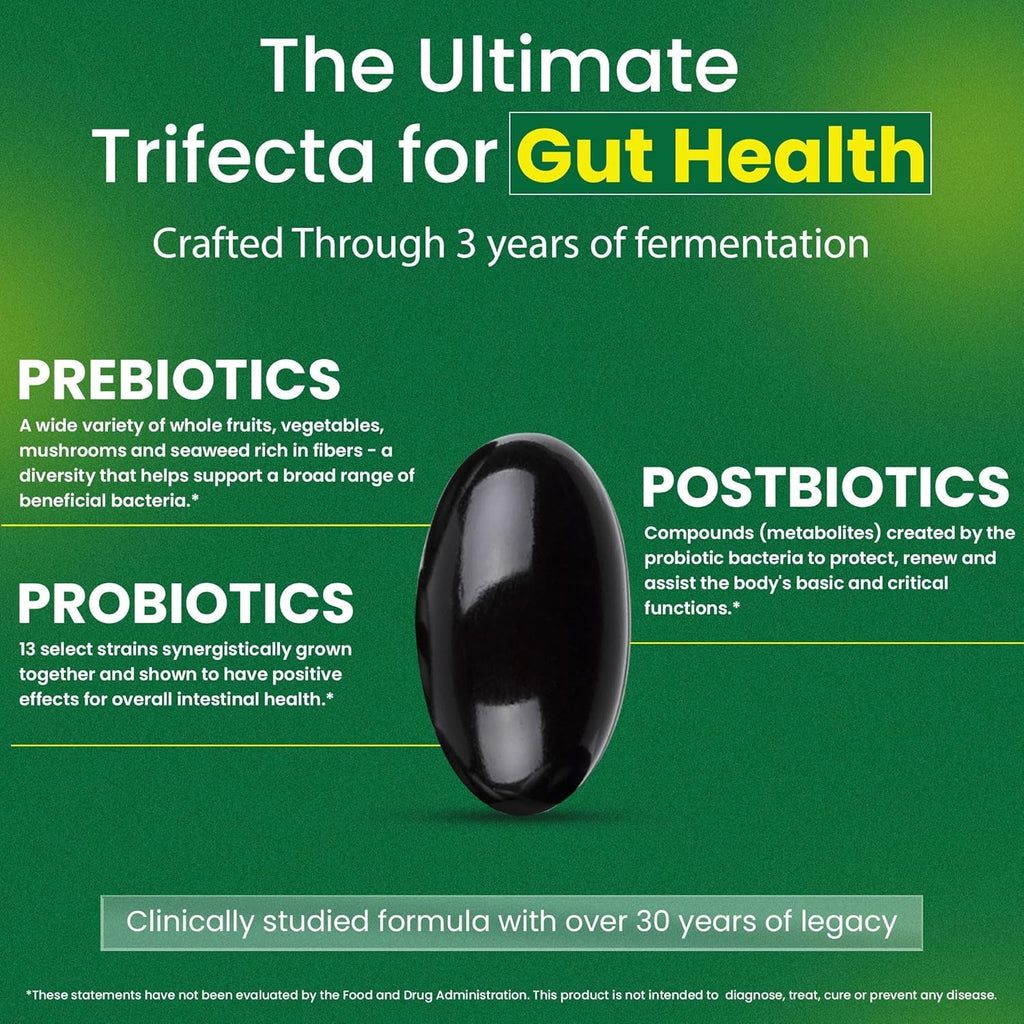 Dr Ohhira'S 3-In-1 Probiotics, Prebiotics and Postbiotics to Support Digestive Health for Men & Women | Support Complete Gut Health with Pre, Pro and Post Biotics Supplement | 100 Vegan Capsules