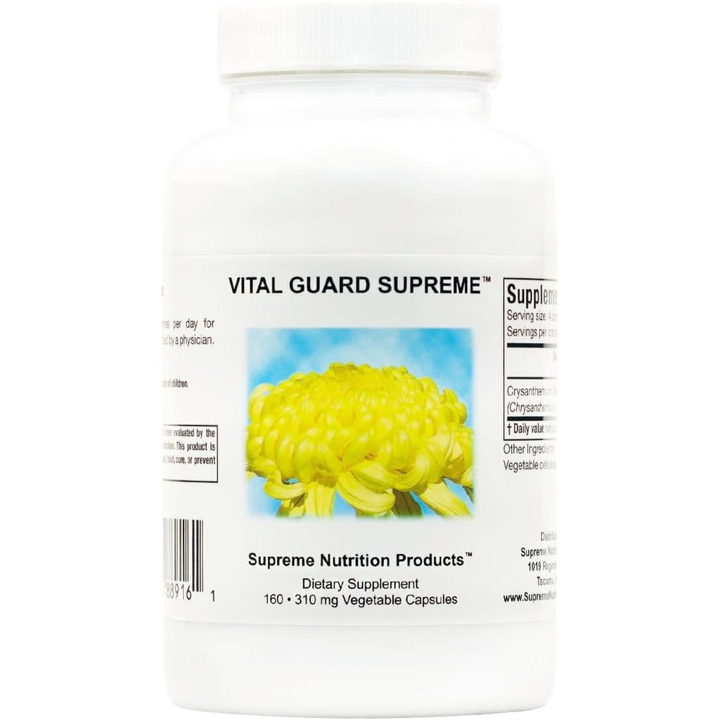 Supreme Nutrition Vital Guard Supreme, 160 Pure Chrysanthemum Vegetarian Capsules
