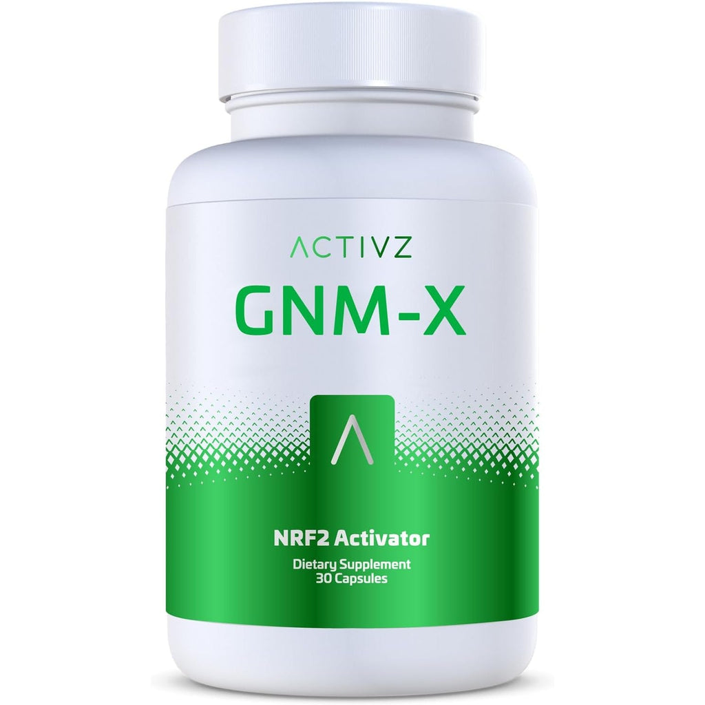 ACTIVZ GNM-X - Nrf2 Activator for Genetic Cellular Defense and Enhanced Well-Being - Supports Longevity and Epigenetic Health - 30 Capsules