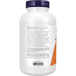 NOW Foods Supplements, Glycine Pure Powder, Promotes Restful Sleep*, Neurotransmitter Support*, 1-Pound