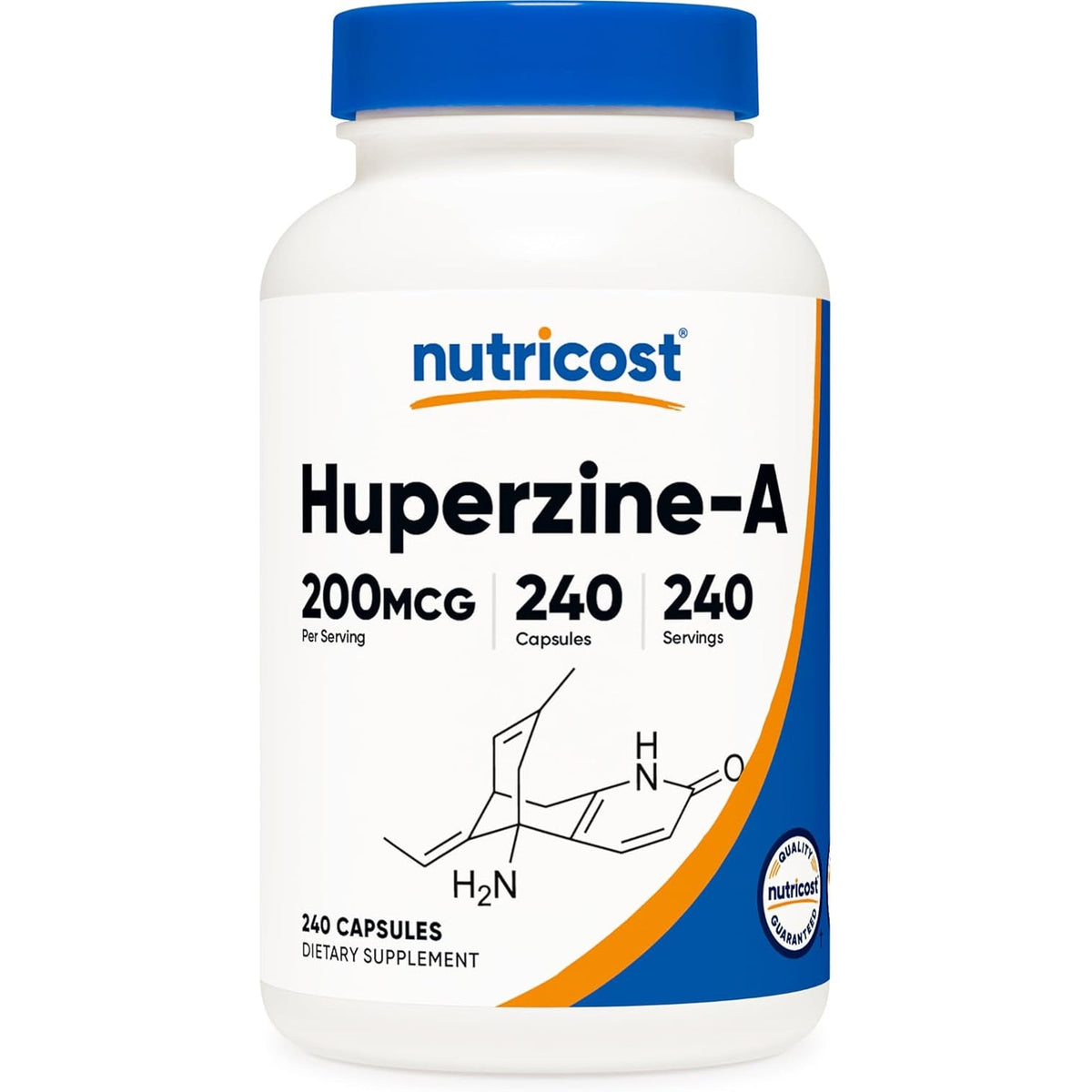 Nutricost Huperzine a Capsules 200Mcg, 240 Capsules - Non-Gmo, Vegetarian Friendly