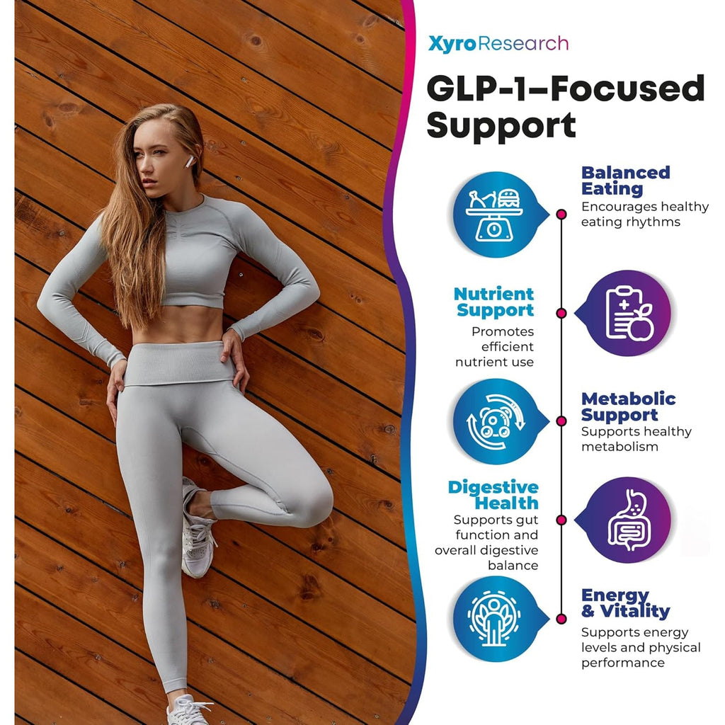 GLP-1 Support Probiotic Weight Loss Supplement - GLP1 Support for Women Men with Berberine - Natural Daily Oral GLP 1 Support Fat Burn Healthy Metabolism Gut Health - Vegan Gluten Free