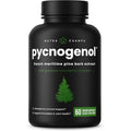 Nutrachamps Pycnogenol French Maritime Pine Bark Extract, Premium Circulation Complex, Blood Flow, Nitric Oxide Production, Superior Absorption, Results with Black Pepper Extract, 60 Capsules