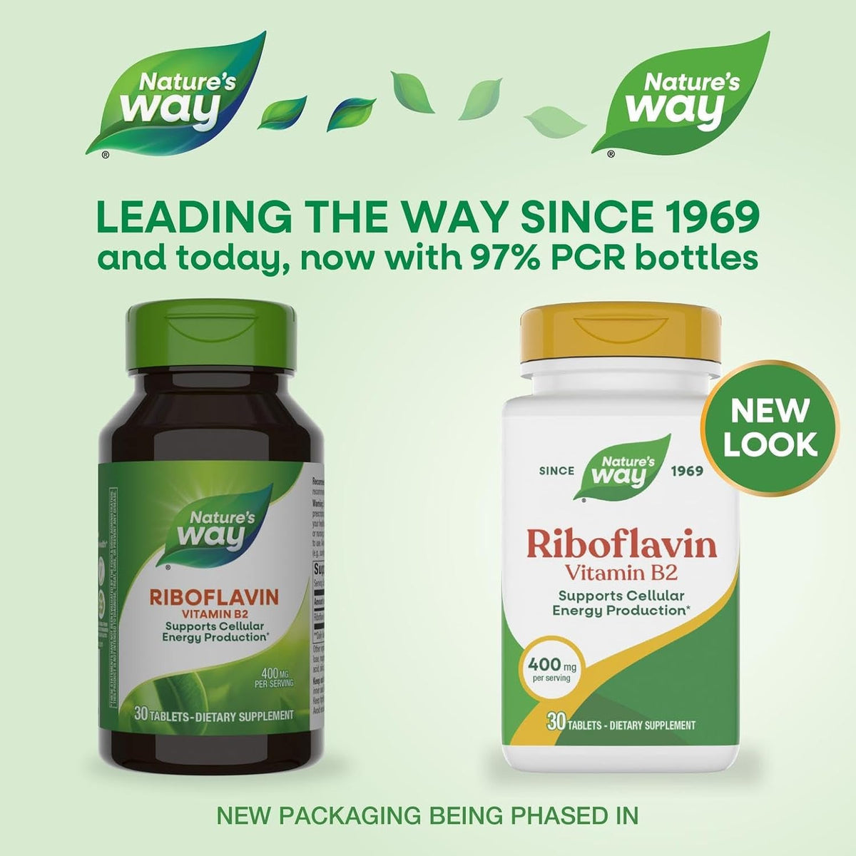 Enzymatic Therapy Riboflavin Vitamin B2, 400 Mg per Serving