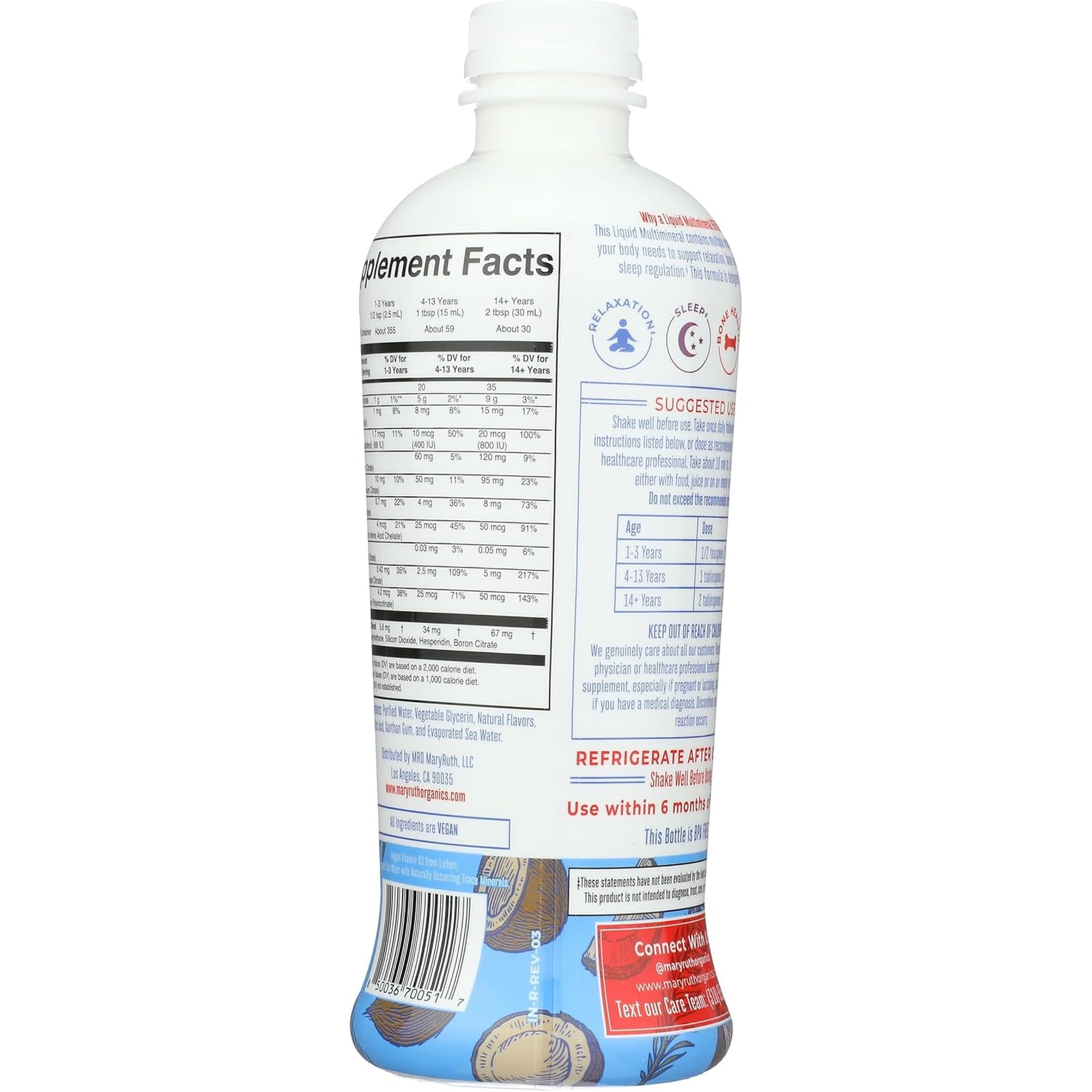 Mary Ruth'S Liquid Nighttime Multimineral, 30 FZ