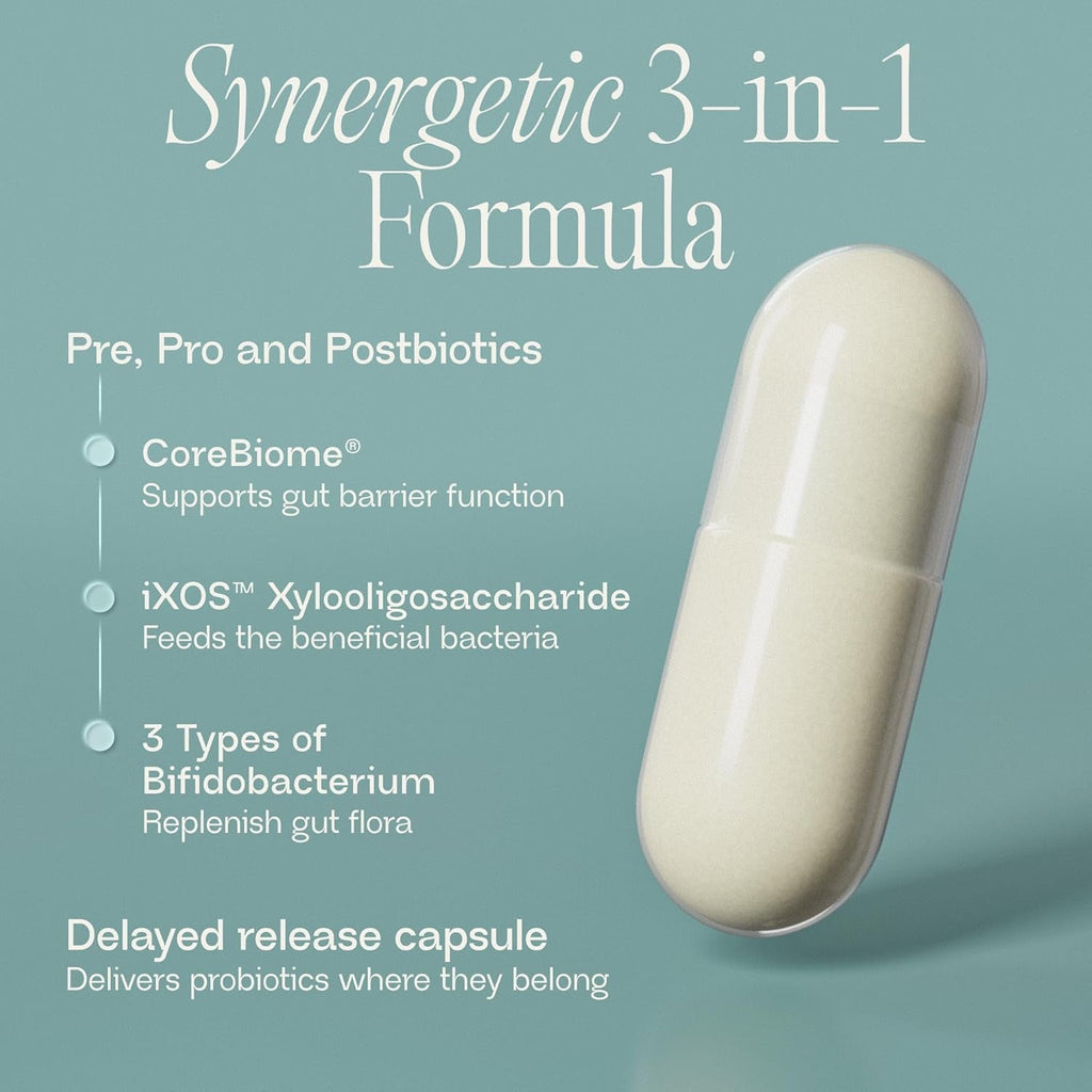BIOMA Probiotics - Digestive Health Probiotic - Gut Support for Men & Women with Xylooligosaccharides, Tributyrin & Bifidobacterium - Vegan & Gluten Free - 60 Delayed-Release Capsules (30-Day Supply)