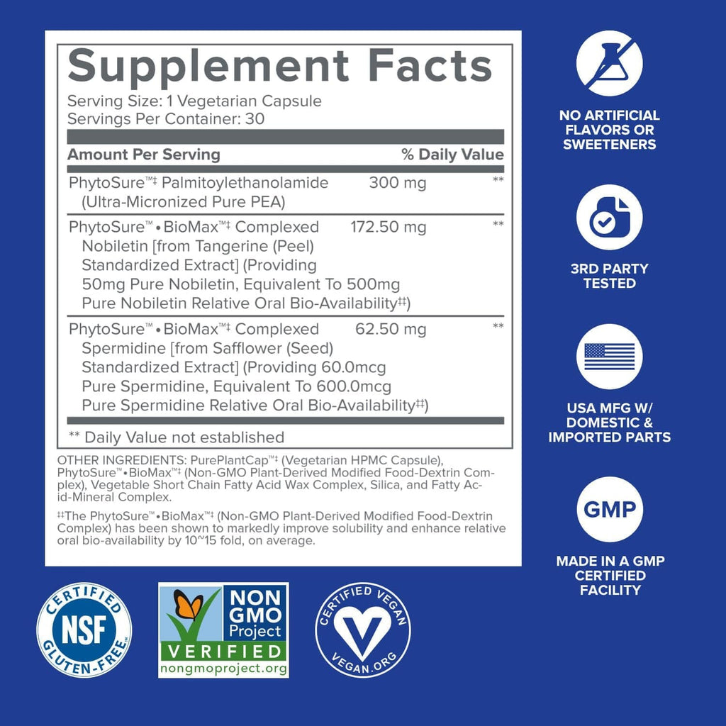 Gundry MD® Bio Sync Supplement for Daytime Energy, Supports Focus and Memory†* - (30 Capsules)