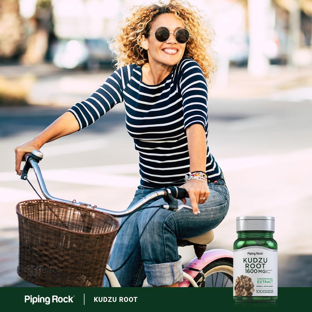 Piping Rock Kudzu Root Capsules | 100 Count | Extract Pills | Non-Gmo, Gluten Free Supplement