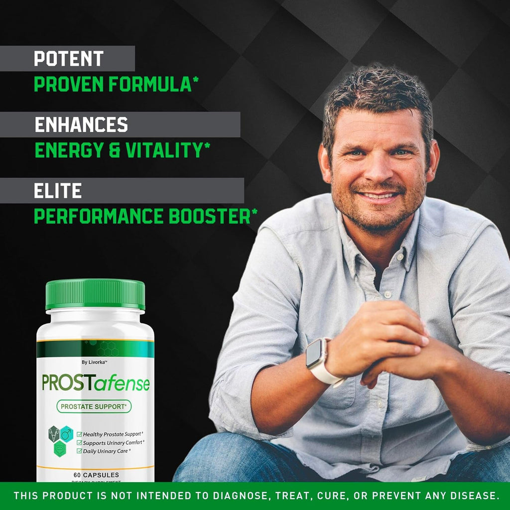 (2 Pack) Prostafense Health Supplements for Men Capsules - Official Prostafense Pills All Natural Support, Prostafence Maximum Strength Premium Formula for Daily Wellness, 120 Capsules for 2 Months
