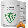 BITESHIELD Mosquito Repellent Pills for Humans — Daily Ingestible Supplement, Plant-Based, 24/7 Protection from Bug Bites — 60 Capsules, No Sprays or DEET