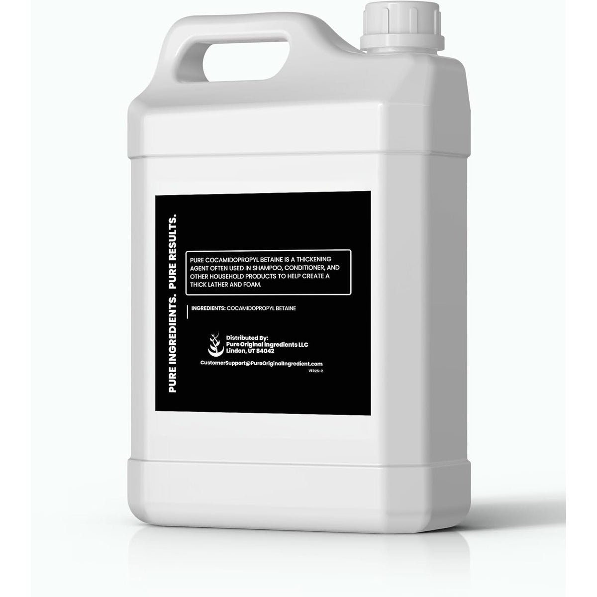 PURE ORIGINAL INGREDIENTS Cocamidopropyl Betaine, Always Pure, No Fillers or Additives