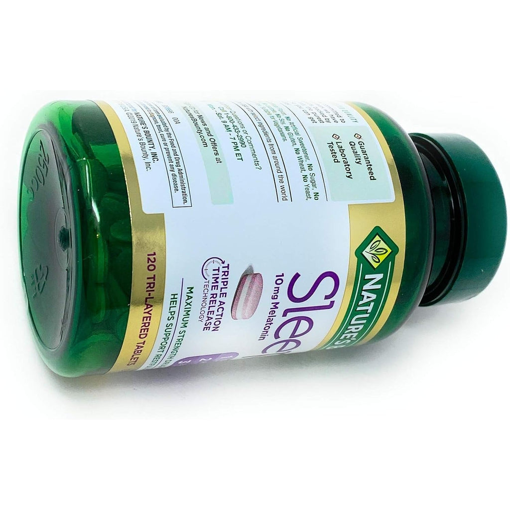 Nature'S Bounty Sleep3 10Mg. Melatonin, 120 Tablets